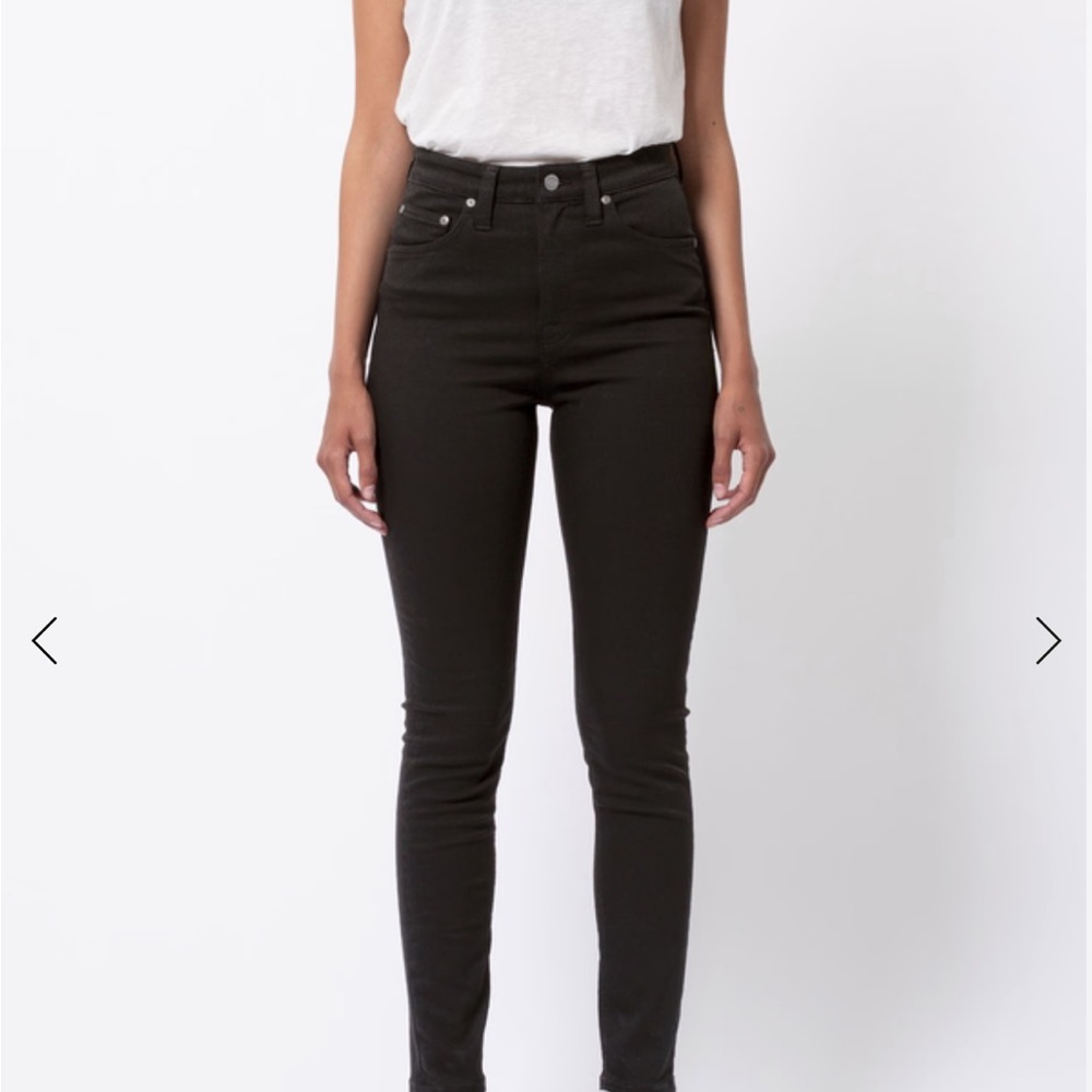 NWT Nudie black jeans